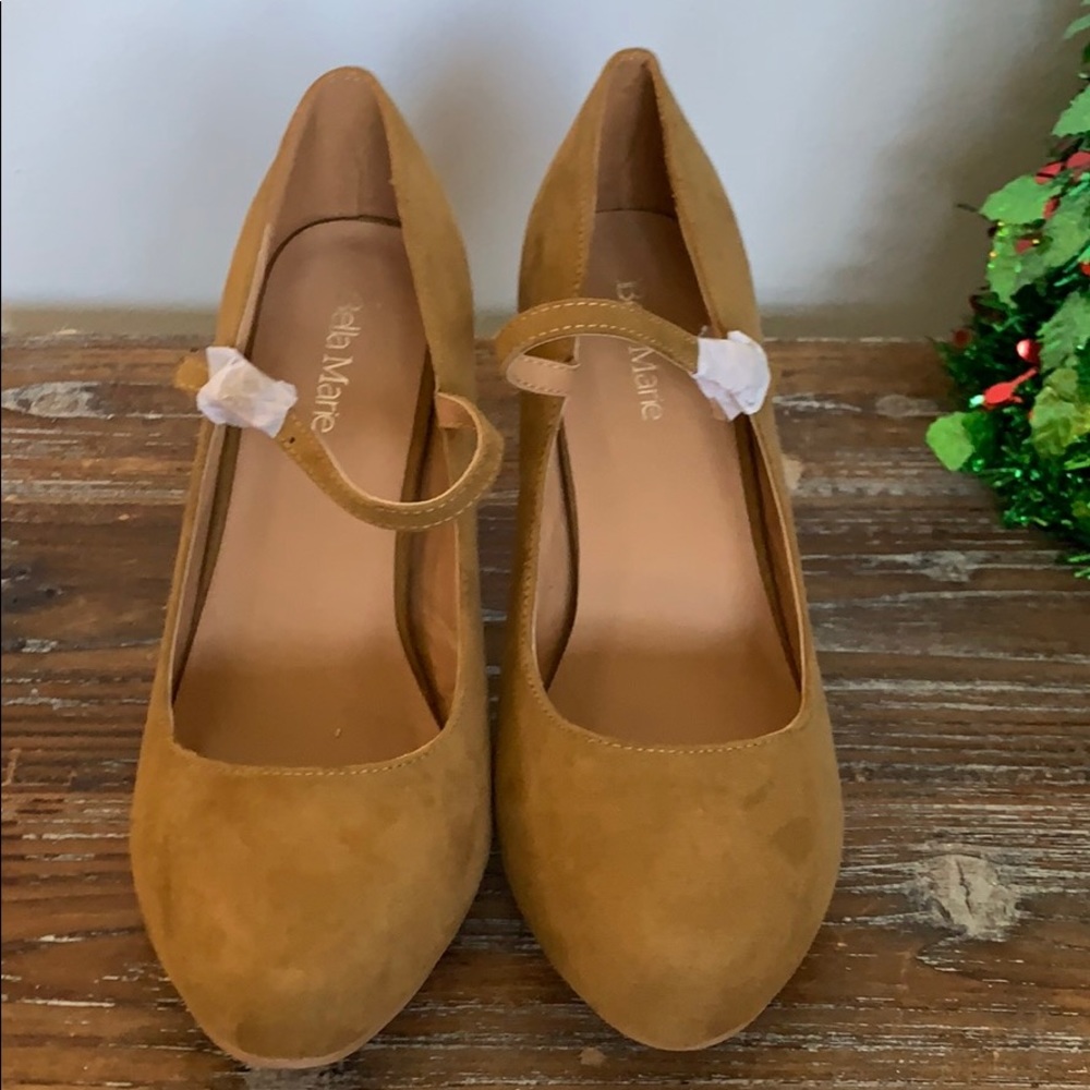 Mustard yellow heels